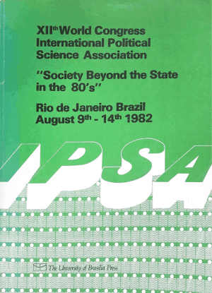 The 1982 IPSA World Congress program cover