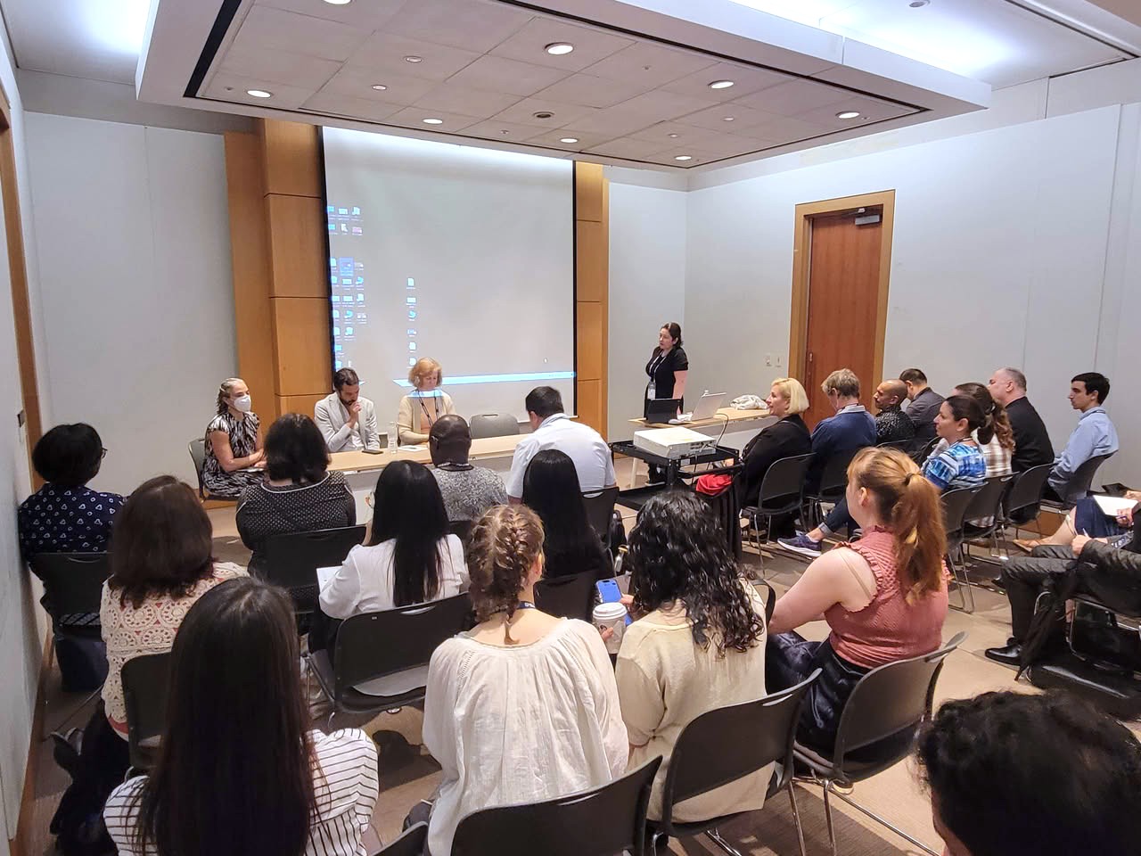The final Professional Development Café was chaired by Theresa Reidy and featured contributions from Diego Garzia, Amanda Gouws, Jennifer McCoy, and Jennifer Piscopo.