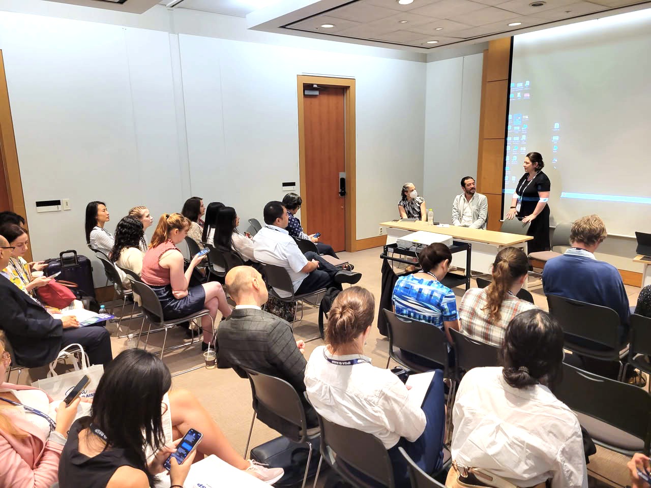 The final Professional Development Café was chaired by Theresa Reidy and featured contributions from Diego Garzia, Amanda Gouws, Jennifer McCoy, and Jennifer Piscopo.